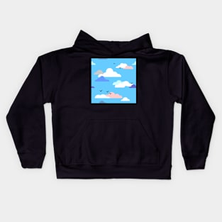 Cloud Birds Kids Hoodie